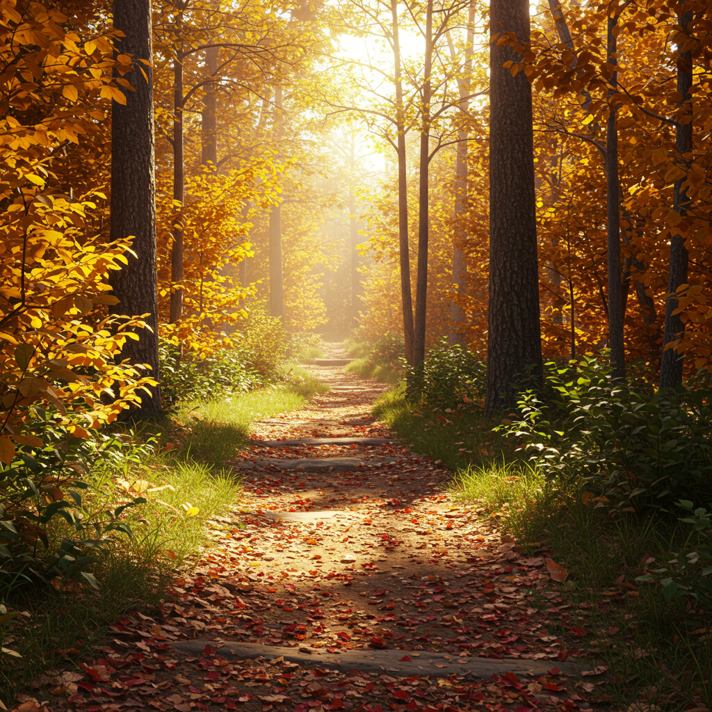 cottagecore habits, forest, hiking, nature